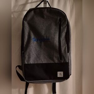 Gray and Black Men's Backpack